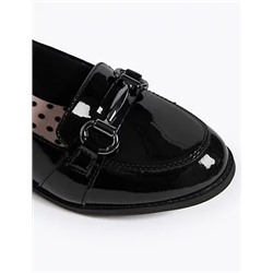 Kids Patent Leather Slip On Loafers (13 Small - 7 Large)