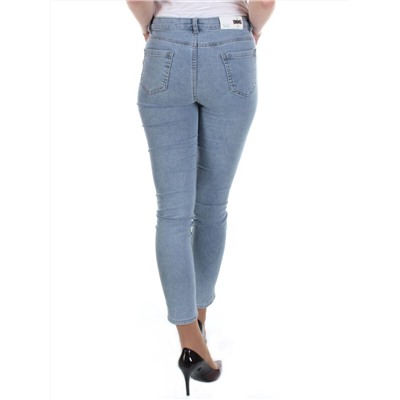 8033 BLUE Джинсы женские ADORNSKY (65% хлопок, 35% полиэстер)