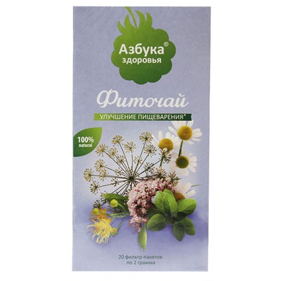 Фиточай Азбука Здоровья Улучшение пищеварения 20 шт