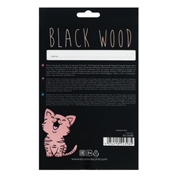 Карандаши цветные 18 цветов BlackWoodColor, пластиковые, трёхгранные, МИКС