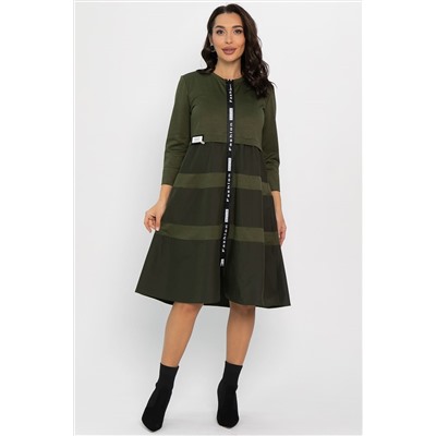 Платье Наири (хаки) П14427-5М