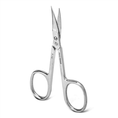 Frau Finger Ножницы маникюрные для ногтей изогнутые / Classic FS-113SP, глянцевые, ручная заточка, 9 см