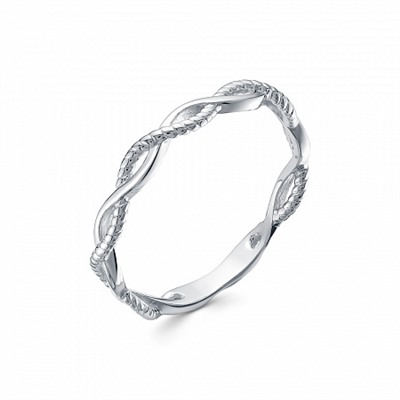 Кольцо родированное серебро 925*