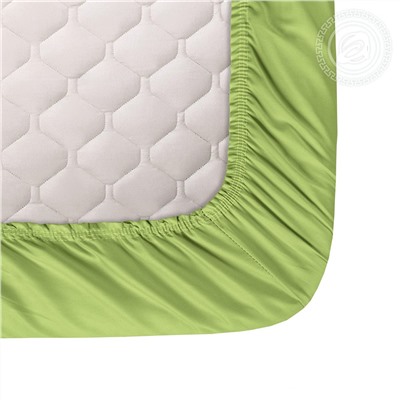 Простыня на резинке из сатина Олива Арт Дизайн