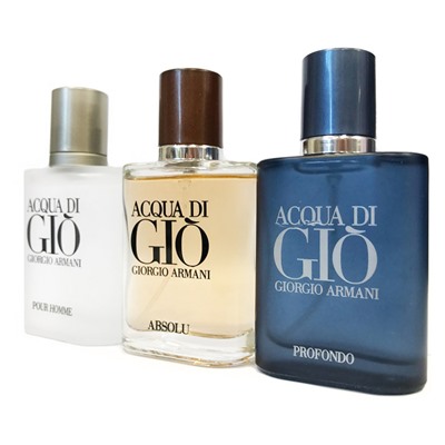 Парфюмированный набор Giorgio Armani Aqua Di Gio 3х30 ml