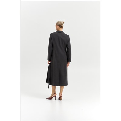 Пальто женское демисезонное 26895 (базальт/рубчик)