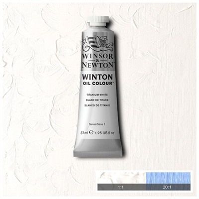 Краска масляная художественная Winsor&Newton "Winton", 37мл, туба, белила титановые