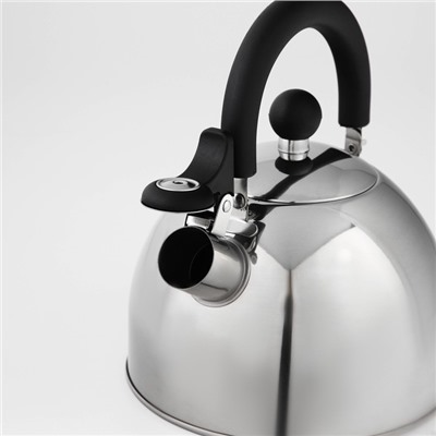 Чайник, 1.8 л, со свистком, капсульное дно, индукция, нержавеющая сталь