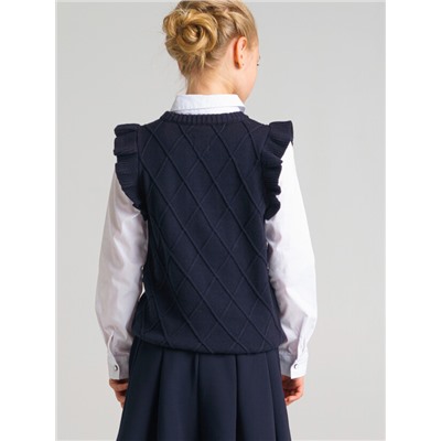 Жилет вязаный для девочки