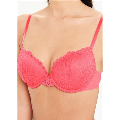 3 Pack Leaf Lace T-Shirt Bras