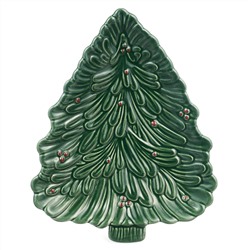 БЛЮДО СЕРВИРОВОЧНОЕ "GREEN PINE" 22*17,5*2,5 СМ