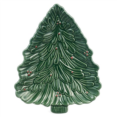 БЛЮДО СЕРВИРОВОЧНОЕ "GREEN PINE" 22*17,5*2,5 СМ