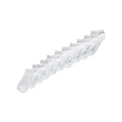 White Trainer Liner Socks 10 Pack
