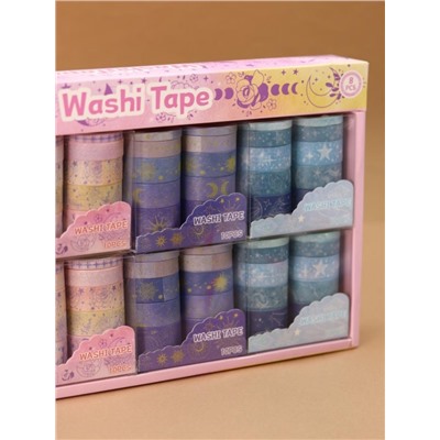 Набор декоративного скотча 10 шт. "Night magic", mix, шоу-бокс 8 шт.