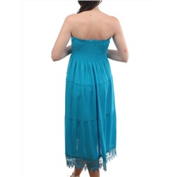 168 LT. BLUE Сарафан женский (100% хлопок)