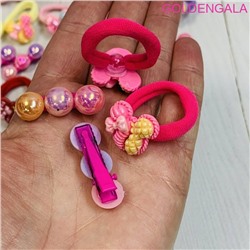 Набор аксессуаров для волос (резинка 2 + зажимы 2 "уточки") НД 3 тип 1