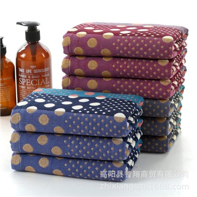 Zhiyang New Product Avi bamboo cotton four -layer colorful gauze noodle napkin breathable soft skin gauze towel wholesale