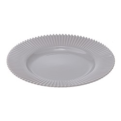 Набор из двух тарелок темно-серого цвета из коллекции Edge, 21 см