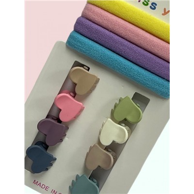 Набор детский аксессуаров для волос 12 предметов Арт НД13 тип 2