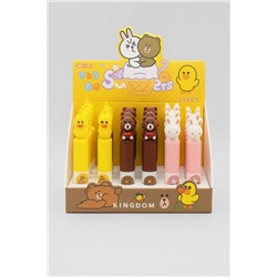 Маркер текстовыделитель "Animal kingdom", mix, шоу-бокс 24 шт.