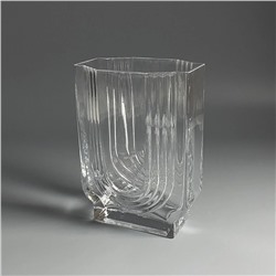 200-190 Декоративная ваза для цветов 21см в под.уп.(х8)Стекло