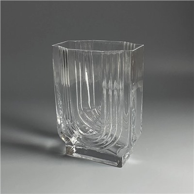 200-190 Декоративная ваза для цветов 21см в под.уп.(х8)Стекло