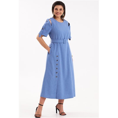 Платье KaVari 1086 голубой