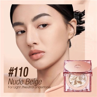 Пудра O.TWO.O Soft Cleansing Mist Muscle Air Cushion Powder Cream Nude Beige №110
