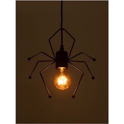 Светильник Spider 1х40Вт Е27 черный 20х20х8см