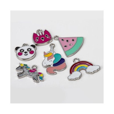 Набор BEADS SET для творчества ЕДИНОРОГИ, 150 бусин, 6 метал. шармов, резинка, BRAUBERG KIDS, 664699