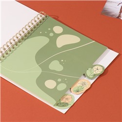 Фотоальбом на спирали 20 листов «Балерины и цветы», объёмный элемент и 4 вкладки, 24×24 см