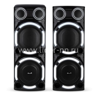 Колонка 15" (30-57 CRAZY BOX 5000) динамик 4шт/15" комплект 2 колонки ELTRONIC с TWS