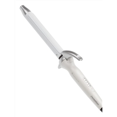 Dewal Плойка для волос с терморегулятором / Exception 03-1625Т, 25 мм, белый, 48 Вт