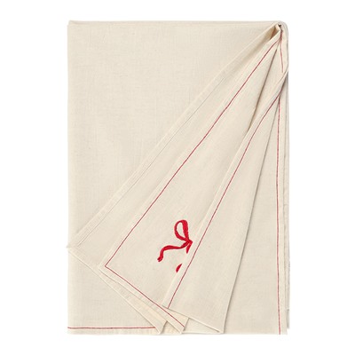 Скатерть Fancy Bows бежевого цвета из коллекции Essential, 180х240 см