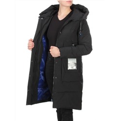 20-901 BLACK Пальто зимнее женское HAPPYSNOW (150 гр. холлофайбера)