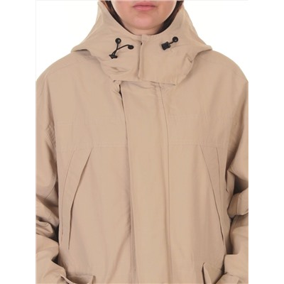 3090 BEIGE Куртка демисезонная женская (100 гр. холлофайбер)