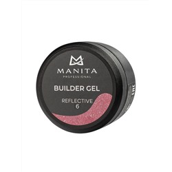 Manita Professional Гель моделирующий для ногтей светоотражающий / Builder Gel Reflective №06, 15 мл