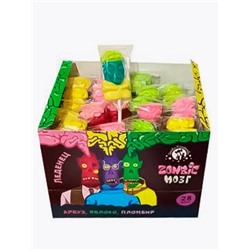 Карамель на палочке "Zombie Мозг" (шоубокс - 28 шт.)