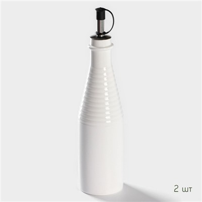 Набор для специй и соусов BellaTenero, 8 предметов: 2 ёмкости 250 мл, 5 баночек для специй, на бамбуковой подставке, фарфор, белый