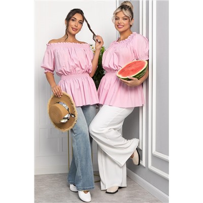 Блуза Летняя идиллия (зефирно-розовая) Б13912-47М