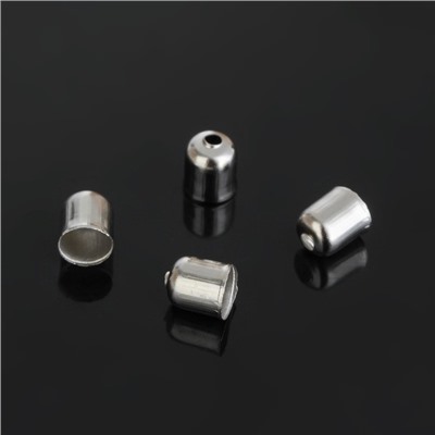 Концевик, 6×4,5 мм (набор 20 шт.), СМ-300, цвет серебро