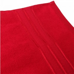 Полотенце махровое 50*80см "Comfort" цвет красный 02040 плотность 300гр/м2