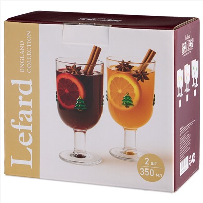 НАБОР БОКАЛОВ ДЛЯ ВИНА "FRUITY PINEAPPLE" ИЗ 2 ШТ. 350 МЛ