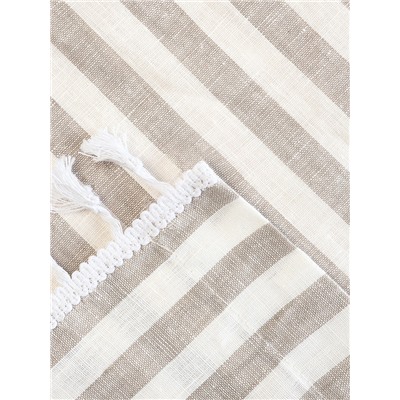 Комплект штор для кухни SL HOME Strict line 140×180 см-2 шт., подхваты 2 шт., лён 100%