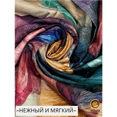 Платок теплый кашемировый с 3D принтом Арт 2591П/08