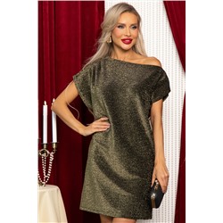 Платье Тресса (черное золото) П14729-35М