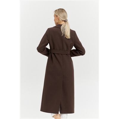 Пальто женское демисезонное 26770 (шоколад)