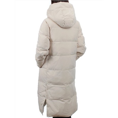 56016 BEIGE Пальто зимнее женское (холлофайбер 150 гр.)