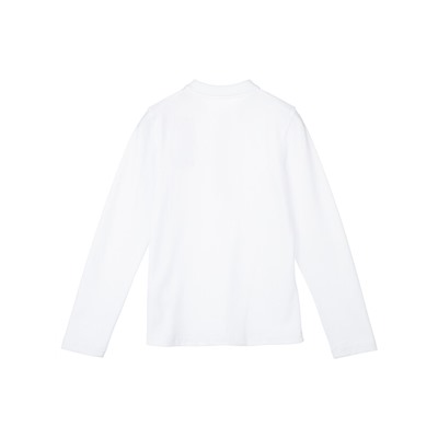 Футболка-поло с длинным рукавом для девочки