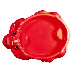 Песочница KIDS Собачка с крышкой 432
                        красный / голубой